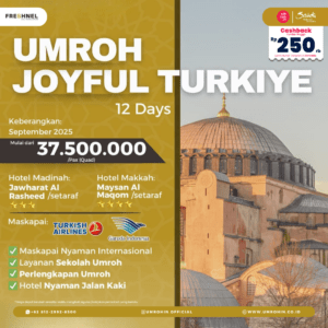 Promo Umroh Turkiye 2025 – City Tour Istanbul & hotel dekat Masjidil Haram dan Nabawi